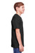 Core 365 CE111Y Youth Fusion ChromaSoft Performance Moisture Wicking Short Sleeve Crewneck T-Shirt Black Side