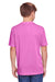 Core 365 CE111Y Youth Fusion ChromaSoft Performance Moisture Wicking Short Sleeve Crewneck T-Shirt Charity Pink Back