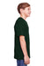 Core 365 CE111Y Youth Fusion ChromaSoft Performance Moisture Wicking Short Sleeve Crewneck T-Shirt Forest Green Side