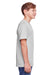 Core 365 CE111Y Youth Fusion ChromaSoft Performance Moisture Wicking Short Sleeve Crewneck T-Shirt Platinum Grey Side