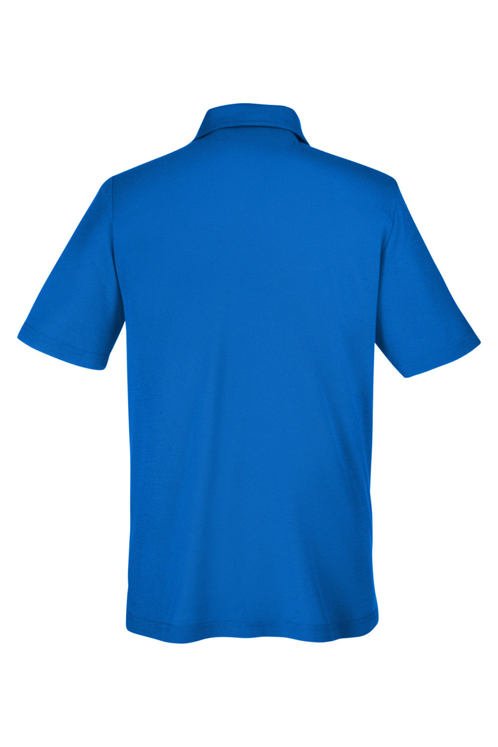 Core 365 CE112 Mens Fusion ChromaSoft Performance Moisture Wicking Short Sleeve Polo Shirt True Royal Blue Flat Back