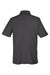 Core 365 CE112 Mens Fusion ChromaSoft Performance Moisture Wicking Short Sleeve Polo Shirt Carbon Grey Flat Back
