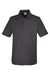 Core 365 CE112 Mens Fusion ChromaSoft Performance Moisture Wicking Short Sleeve Polo Shirt Carbon Grey Flat Front