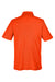 Core 365 CE112 Mens Fusion ChromaSoft Performance Moisture Wicking Short Sleeve Polo Shirt Campus Orange Flat Back