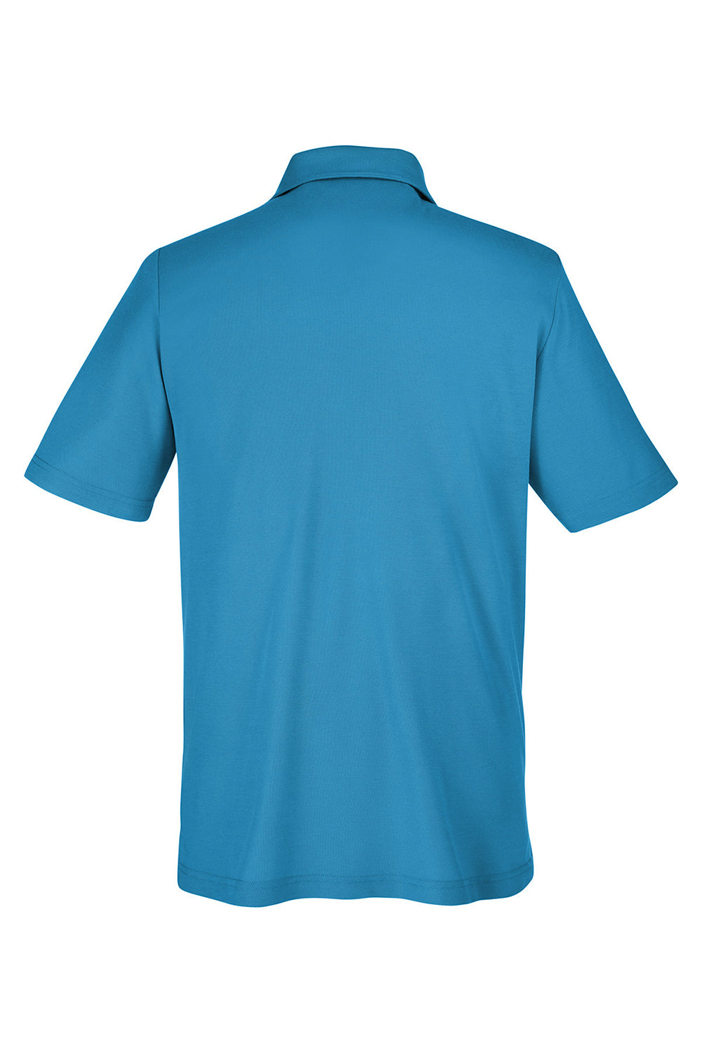 Core 365 CE112 Mens Fusion ChromaSoft Performance Moisture Wicking Short Sleeve Polo Shirt Electric Blue Flat Back