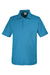 Core 365 CE112 Mens Fusion ChromaSoft Performance Moisture Wicking Short Sleeve Polo Shirt Electric Blue Flat Front