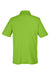 Core 365 CE112 Mens Fusion ChromaSoft Performance Moisture Wicking Short Sleeve Polo Shirt Acid Green Flat Back