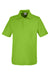 Core 365 CE112 Mens Fusion ChromaSoft Performance Moisture Wicking Short Sleeve Polo Shirt Acid Green Flat Front