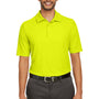 Core 365 Mens Fusion ChromaSoft Performance Moisture Wicking Short Sleeve Polo Shirt - Safety Yellow