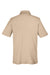 Core 365 CE112 Mens Fusion ChromaSoft Performance Moisture Wicking Short Sleeve Polo Shirt Stone Flat Back