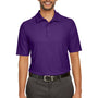 Core 365 Mens Fusion ChromaSoft Performance Moisture Wicking Short Sleeve Polo Shirt - Campus Purple