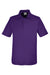 Core 365 CE112 Mens Fusion ChromaSoft Performance Moisture Wicking Short Sleeve Polo Shirt Campus Purple Flat Front