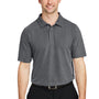 Core 365 Mens Fusion ChromaSoft Performance Moisture Wicking Short Sleeve Polo Shirt - Heather Carbon Grey
