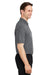 Core 365 CE112 Mens Fusion ChromaSoft Performance Moisture Wicking Short Sleeve Polo Shirt Heather Carbon Grey Side