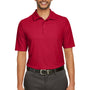 Core 365 Mens Fusion ChromaSoft Performance Moisture Wicking Short Sleeve Polo Shirt - Classic Red