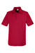 Core 365 CE112 Mens Fusion ChromaSoft Performance Moisture Wicking Short Sleeve Polo Shirt Classic Red Flat Front