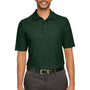 Core 365 Mens Fusion ChromaSoft Performance Moisture Wicking Short Sleeve Polo Shirt - Forest Green