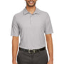 Core 365 Mens Fusion ChromaSoft Performance Moisture Wicking Short Sleeve Polo Shirt - Platinum Grey