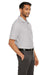 Core 365 CE112 Mens Fusion ChromaSoft Performance Moisture Wicking Short Sleeve Polo Shirt Platinum Grey 3Q