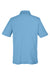Core 365 CE112 Mens Fusion ChromaSoft Performance Moisture Wicking Short Sleeve Polo Shirt Columbia Blue Flat Back