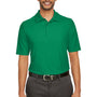 Core 365 Mens Fusion ChromaSoft Performance Moisture Wicking Short Sleeve Polo Shirt - Kelly Green