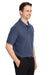 Core 365 CE112 Mens Fusion ChromaSoft Performance Moisture Wicking Short Sleeve Polo Shirt Heather Classic Navy Blue 3Q
