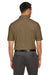 Core 365 CE112 Mens Fusion ChromaSoft Performance Moisture Wicking Short Sleeve Polo Shirt Coyote Brown Back