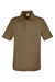 Core 365 CE112 Mens Fusion ChromaSoft Performance Moisture Wicking Short Sleeve Polo Shirt Coyote Brown Flat Front