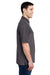 Core 365 CE112C Mens Fusion ChromaSoft Performance Moisture Wicking Colorblock Short Sleeve Polo Shirt Carbon Grey/Heather Carbon Grey Side