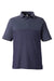 Core 365 CE112C Mens Fusion ChromaSoft Performance Moisture Wicking Colorblock Short Sleeve Polo Shirt Classic Navy Blue/Heather Navy Blue Flat Front