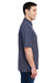 Core 365 CE112C Mens Fusion ChromaSoft Performance Moisture Wicking Colorblock Short Sleeve Polo Shirt Classic Navy Blue/Heather Navy Blue Side