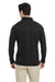Core 365 CE112L Mens Fusion ChromaSoft Performance Moisture Wicking Long Sleeve Polo Shirt Black Back