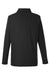 Core 365 CE112L Mens Fusion ChromaSoft Performance Moisture Wicking Long Sleeve Polo Shirt Black Flat Back
