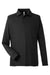 Core 365 CE112L Mens Fusion ChromaSoft Performance Moisture Wicking Long Sleeve Polo Shirt Black Flat Front