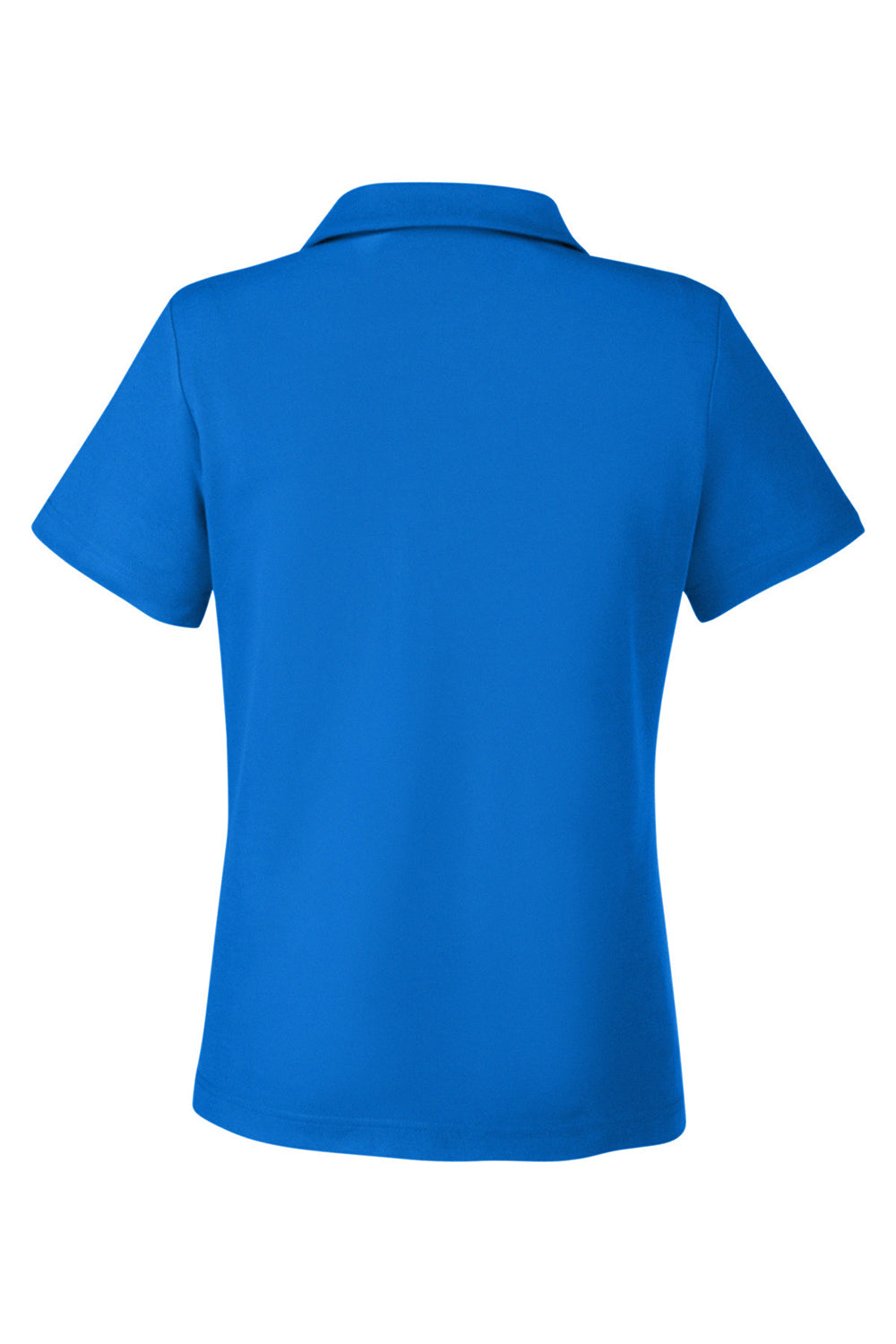 Core 365 CE112W Womens Fusion ChromaSoft Performance Moisture Wicking Pique Short Sleeve Polo Shirt True Royal Blue Flat Back