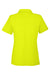 Core 365 CE112W Womens Fusion ChromaSoft Performance Moisture Wicking Pique Short Sleeve Polo Shirt Safety Yellow Flat Back