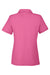 Core 365 CE112W Womens Fusion ChromaSoft Performance Moisture Wicking Pique Short Sleeve Polo Shirt Charity Pink Flat Back