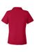 Core 365 CE112W Womens Fusion ChromaSoft Performance Moisture Wicking Pique Short Sleeve Polo Shirt Classic Red Flat Back