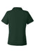 Core 365 CE112W Womens Fusion ChromaSoft Performance Moisture Wicking Pique Short Sleeve Polo Shirt Forest Green Flat Back