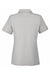 Core 365 CE112W Womens Fusion ChromaSoft Performance Moisture Wicking Pique Short Sleeve Polo Shirt Platinum Grey Flat Back