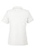 Core 365 CE112W Womens Fusion ChromaSoft Performance Moisture Wicking Pique Short Sleeve Polo Shirt White Flat Back