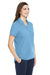Core 365 CE112W Womens Fusion ChromaSoft Performance Moisture Wicking Pique Short Sleeve Polo Shirt Columbia Blue 3Q