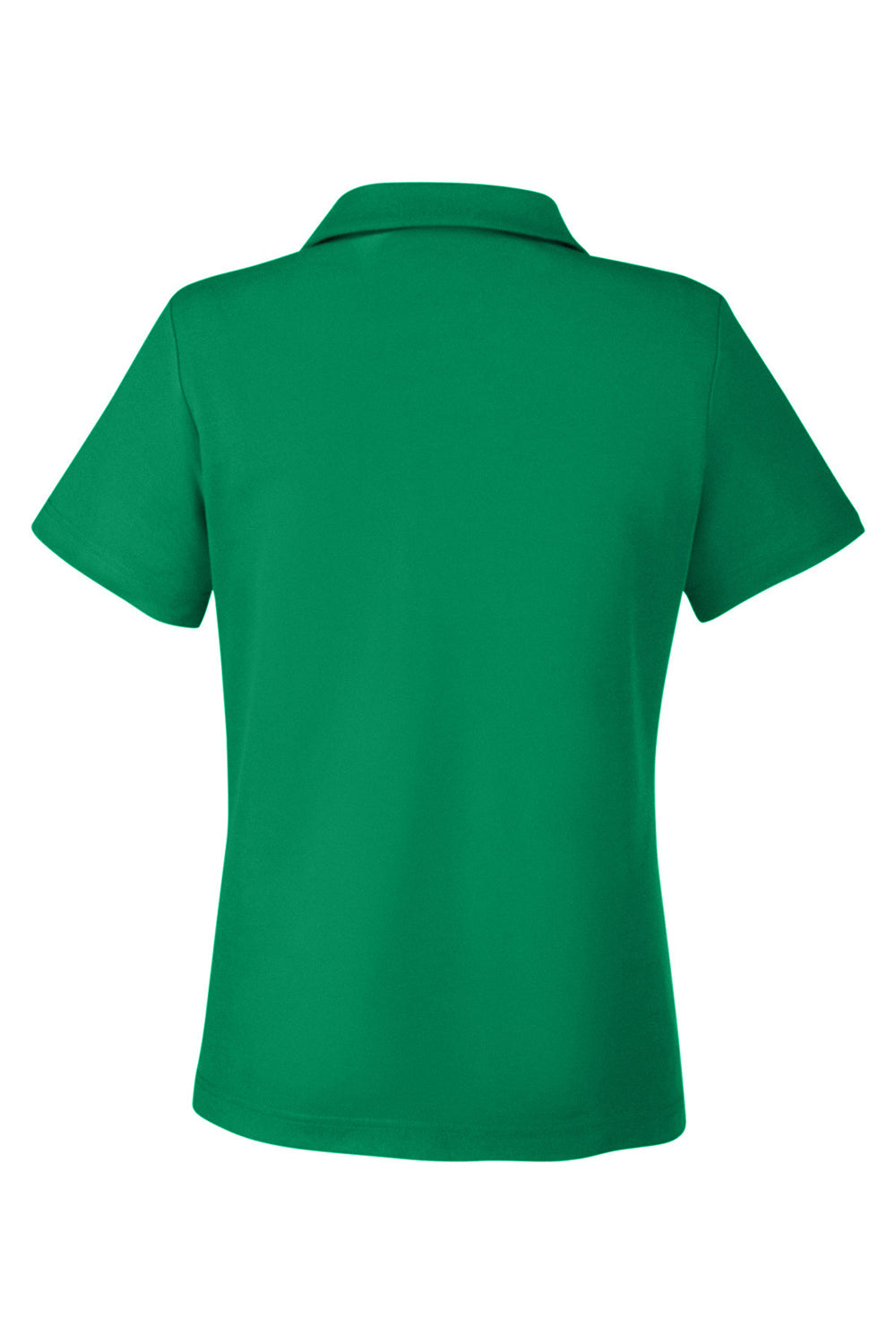 Core 365 CE112W Womens Fusion ChromaSoft Performance Moisture Wicking Pique Short Sleeve Polo Shirt Kelly Green Flat Back