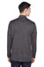 Core 365 CE401 Mens Kinetic Performance Moisture Wicking 1/4 Zip Sweatshirt Carbon Grey/Black Back