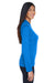 Core 365 CE401W Womens Kinetic Performance Moisture Wicking 1/4 Zip Sweatshirt Royal Blue/Carbon Grey Side