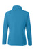 Core 365 CE405W Womens Fusion ChromaSoft Performance Moisture Wicking Pique 1/4 Zip Sweatshirt Electric Blue Flat Back