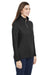 Core 365 CE405W Womens Fusion ChromaSoft Performance Moisture Wicking Pique 1/4 Zip Sweatshirt Black 3Q