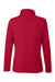 Core 365 CE405W Womens Fusion ChromaSoft Performance Moisture Wicking Pique 1/4 Zip Sweatshirt Classic Red Flat Back