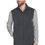 Core 365 Mens Cruise Water Resistant Full Zip Fleece Vest - Carbon Grey