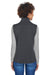 Core 365 CE701W Womens Cruise Water Resistant Full Zip Fleece Vest Carbon Grey Back